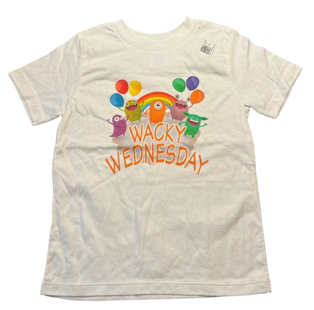 Wacky Wednesday Theme Shirts Size 4T New with Tag